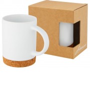 Neiva Керамическая кружка объемом 425 мл с пробковым основанием, белый