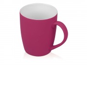 Кружка с покрытием soft-touch Tulip Gum, фуксия
