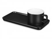 Чайная пара Bristol: блюдце прямоугольное, чашка, коробка, черный