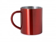 Кружка металлическая KIWAN, 290 мл, красный
