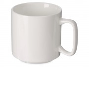 Кружка Kos, 370 мл, белый, с квадратной ручкой