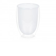 Стакан с двойными стенками, белый внутри