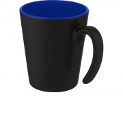 Oli керамическая кружка объемом 360 мл с ручкой, черный