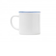 Кружка керамическая KUMBO, 300 мл, белый/королевский синий
