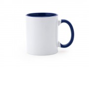Кружка керамическая MANGO под сублимацию, 350 мл, белый/ярко-синий