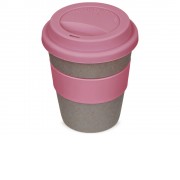 Стакан с силиконовой крышкой Cafe, dust pink