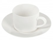 Чайная пара прямой формы Phyto, 250мл, белый