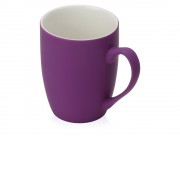 Кружка с покрытием soft-touch Tulip Gum, фиолетовый