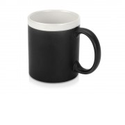 Кружка с покрытием для рисования мелом Да Винчи, черный/белый