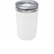 Bello, стеклянная кружка объемом 420 мл с внешней стенкой из переработанного пластика, белый