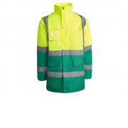 Парка Merak мужская, лиственный/неоновый желтый