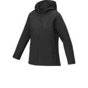 Notus женская утепленная куртка из софтшелла - сплошной черный