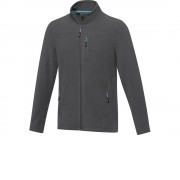 Мужская флисовая куртка Amber на молнии из переработанных материалов по стандарту GRS, storm grey