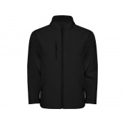 Куртка софтшелл Nebraska детская, черный