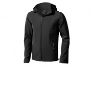 Куртка софтшел Langley мужская, антрацит