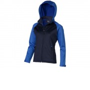 Куртка софтшел Сhallenger женская, темно-синий/небесно-голубой