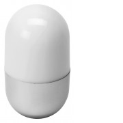 Настольная лампа Weeble, белый / стальной