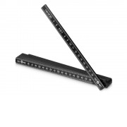 Складная линейка длиной 2 м Plank, черный