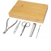 Набор из 5 предметов из бамбука для маникюра Ladia , natural