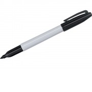 Sharpie Fine Point маркер, белый/черный