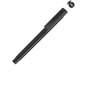 Маркер в корпусе из переработанного материала rPET RECYCLED PET PEN PRO LIQEO, черный с розовыми чернилами