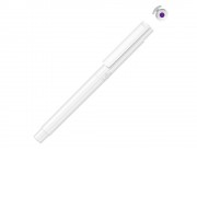 Маркер в корпусе из переработанного материала rPET RECYCLED PET PEN PRO LIQEO, белый с фиолетовыми чернилами