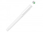 Маркер в корпусе из переработанного материала rPET RECYCLED PET PEN PRO LIQEO, белый с салатовыми чернилами