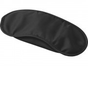 Маска для глаз Travel из нейлона (190T) с двойными резинками, черный