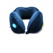 Подушка для путешествий со встроенным массажером Massage Tranquility Pillow, синий