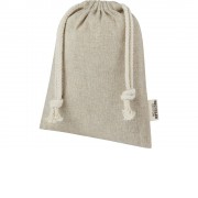 Маленькая подарочная сумка Pheebs объемом 0,5 л из хлопка плотностью 150 г/м2, натуральный