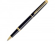 Ручка роллер Waterman Hemisphere, цвет: Mars Black/GT, стержень: Fblk