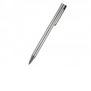 Ручка металлическая шариковая Bergamo, серебристый