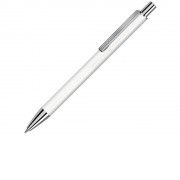 Металлическая автоматическая шариковая ручка Groove, белый
