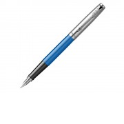 Ручка перьевая Parker Jotter Originals Blue Chrom CT, перо: F, цвет чернил: blue, в подарочной упаковке