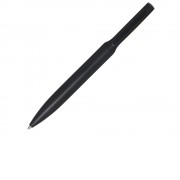 Blanca шариковая ручка из переработанного алюминия - сплошной черный, синие чернила