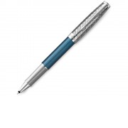 Ручка-роллер Parker Sonnet Premium Refresh BLUE CT, стержень: F, цвет чернил: black, в подарочной упаковке