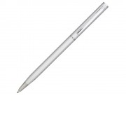 Ручка металлическая шариковая Slim, серый