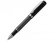 Металлическая шариковая ручка из карбонового волокна Carbon, черный