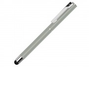 Ручка металлическая стилус-роллер STRAIGHT SI R TOUCH, серый