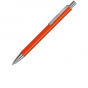 Металлическая автоматическая шариковая ручка Groove, оранжевый