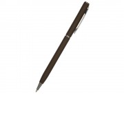 Ручка Palermo шариковая автоматическая, коричневый металлический корпус, 0,7 мм, синяя