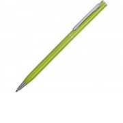Ручка металлическая шариковая Атриум, зеленое яблоко