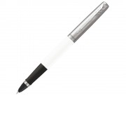 Ручка-роллер Parker Jotter Original T60 White СT (чернила черные) в подарочной коробке