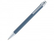 Ручка шариковая Pierre Cardin PRIZMA. Цвет - серо-голубой. Упаковка Е