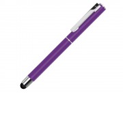 Ручка металлическая стилус-роллер STRAIGHT SI R TOUCH, фиолетовый