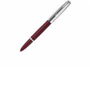 Перьевая ручка Parker 51 CORE BURGUNDY CT, перо: F, цвет чернил: black, в подарочной упаковке.