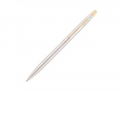 Ручка шариковая Pierre Cardin GAMME. Цвет - серебристый. Упаковка Е