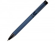 Металлическая шариковая ручка Black Lama, софт-тач, темно-синий