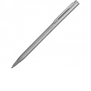 Ручка металлическая шариковая Атриум, серебристый