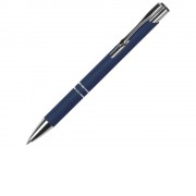 Ручка металлическая шариковая C1 софт-тач, темно-синий